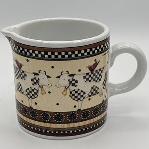 2000 DEBBIE MUMM SAKURA WEATHER VANE COW 10 OZ COFFEE MUG CUP